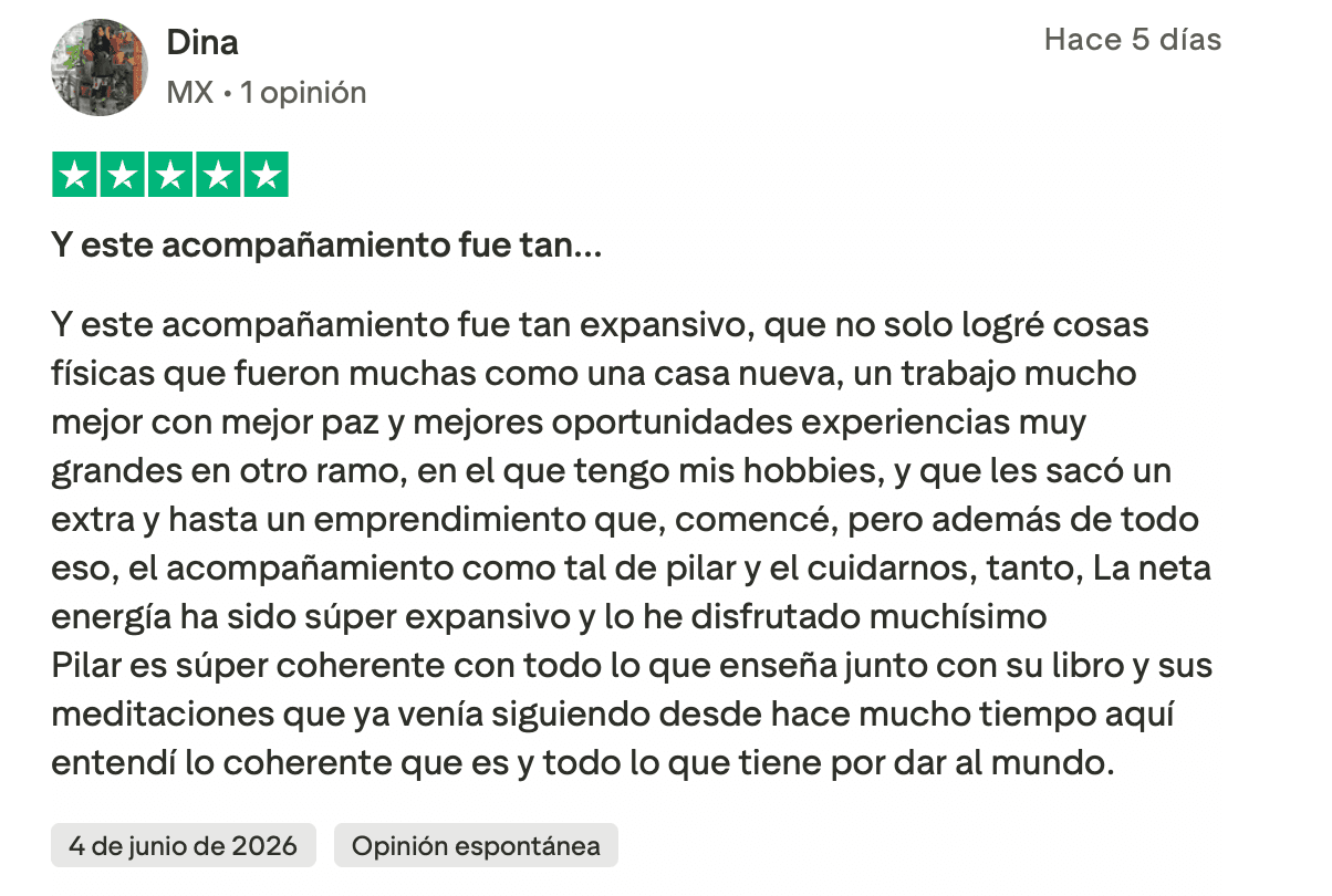 Reseña de Trustpilot 1