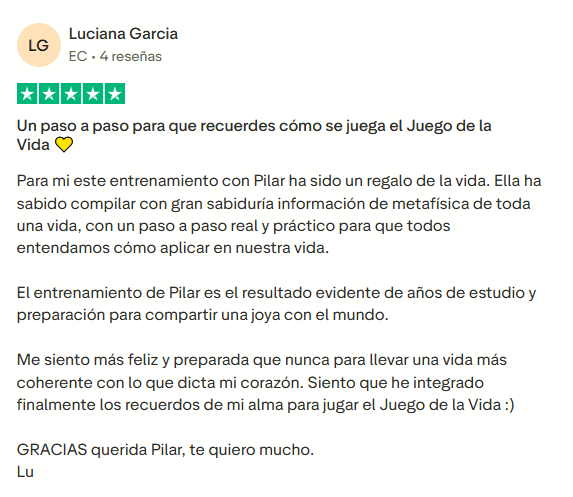 Reseña de Trustpilot 19