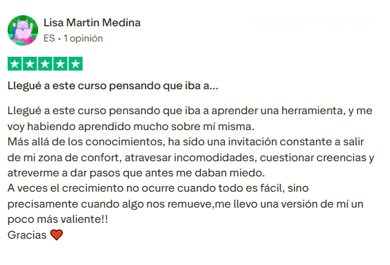 Reseña de Trustpilot 16